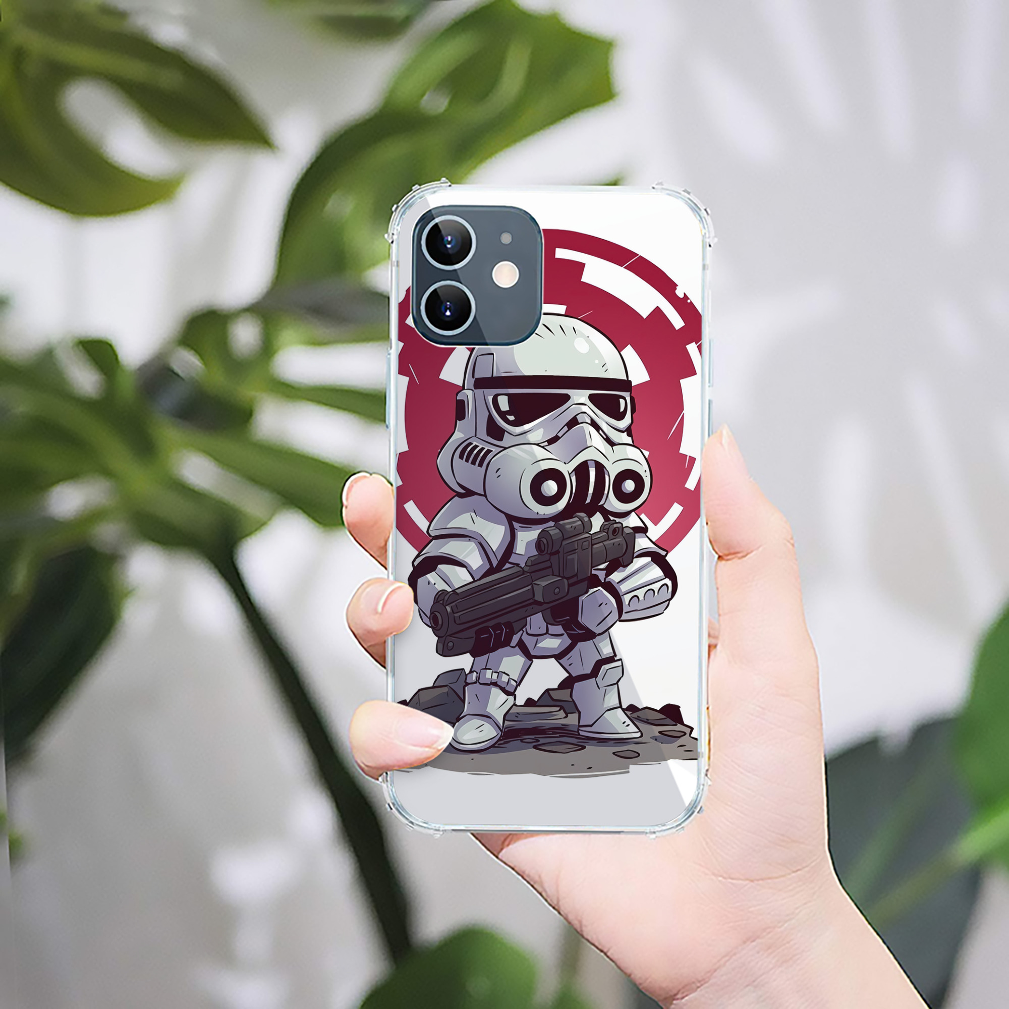 （画像用） スター・ウォーズ Star Wars 【iPhone 12シリーズ対応】透明スマホケース（クリアソフトケース）